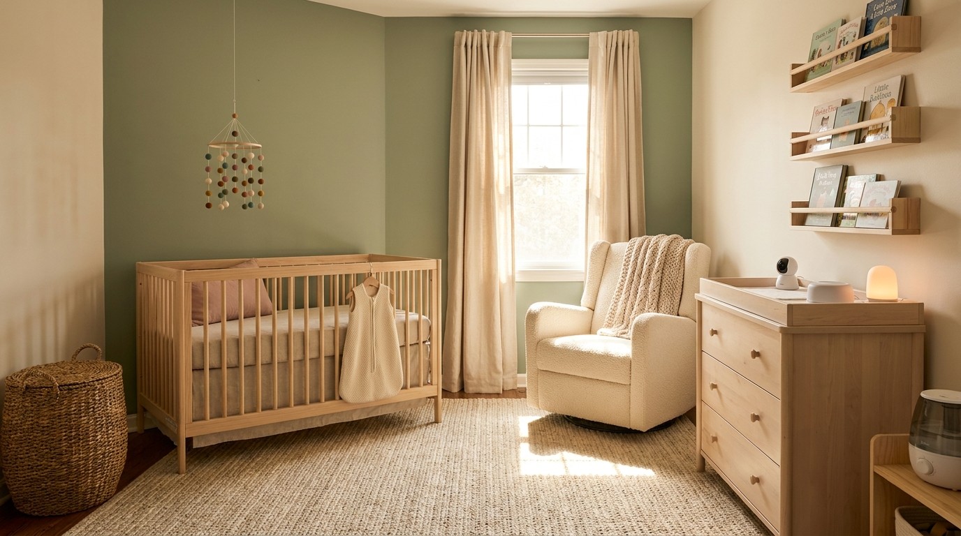 Nursery Essentials, Itemized — the Whole Room for About $950